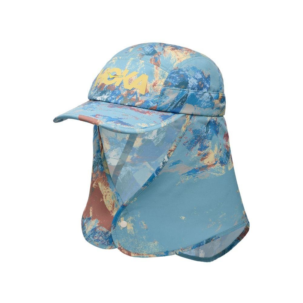 HOKA HOKA SUN RUN HAT PRT หมวกวิ่งออกกำลังกายสำหรับผู้ชายและผู้หญิง - Rev Online