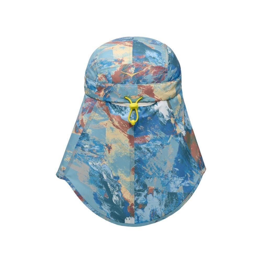 HOKA HOKA SUN RUN HAT PRT หมวกวิ่งออกกำลังกายสำหรับผู้ชายและผู้หญิง - Rev Online