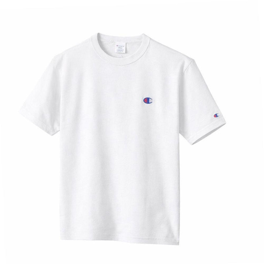 CHAMPION ESSENTIAL CHAMPION LOGO เสื้อยืดแขนสั้นผู้ชาย