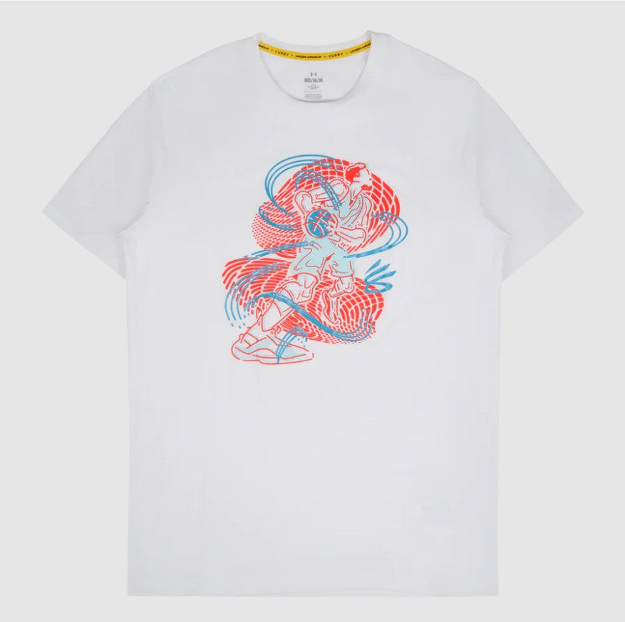 UA-S-UA CURRY ANIMATED SKETCH SS Men - Rev Thailand
