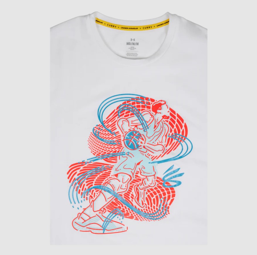 UA-S-UA CURRY ANIMATED SKETCH SS Men - Rev Thailand