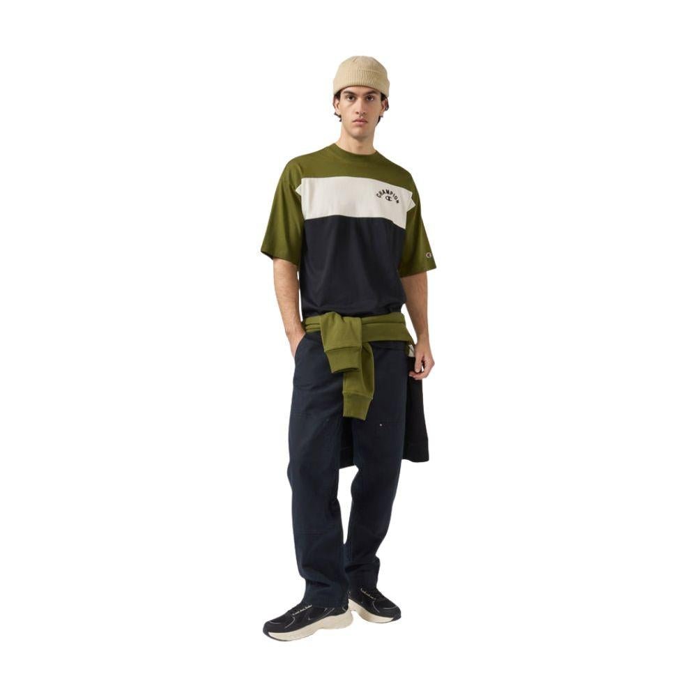 CHAMPION T - SHAPE TEE เสื้อยืดทีเชิ๊ตผู้ชาย - Rev Online