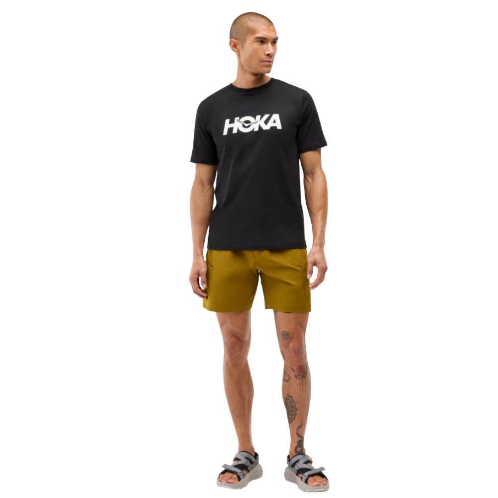 HOKA CORE LOGO CTN SS TEE เสื้อยืดทีเชิ๊ตผู้ชาย - Rev Online