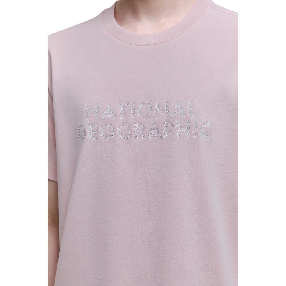 NATIONAL GEOGRAPHIC NEODY BIG LOGO BASIC FIT เสื้อยืดทีเชิ๊ตสำหรับผู้ชายและผู้หญิง - Rev Online