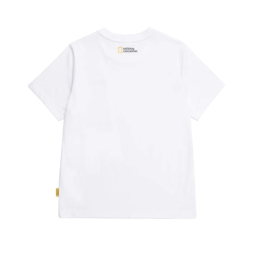 NATIONAL GEOGRAPHIC NEODY SMALL LOGO BASIC FIT เสื้อยืดทีเชิ๊ตสำหรับผู้ชายและผู้หญิง - Rev Online