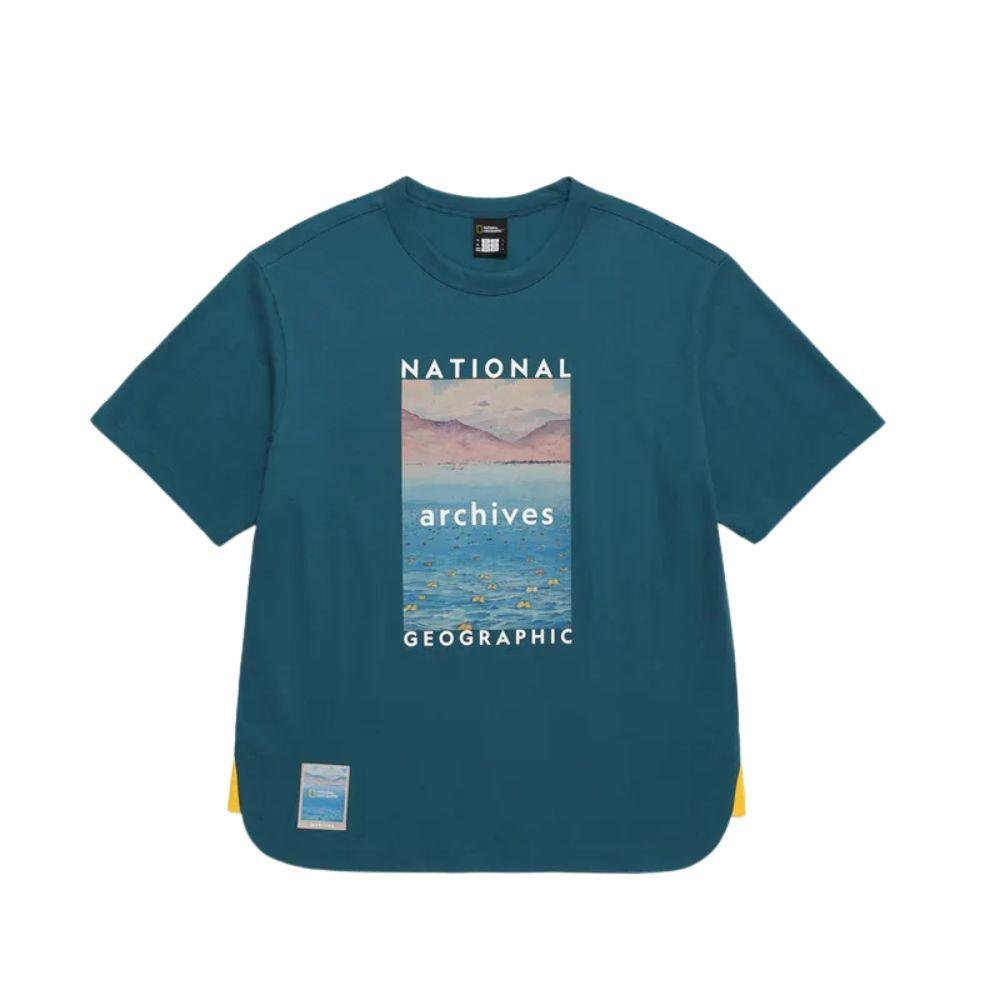 NATIONAL GEOGRAPHIC T - SHIRT เสื้อยืดทีเชิ๊ตสำหรับผู้ชายและผู้หญิง - Rev Online