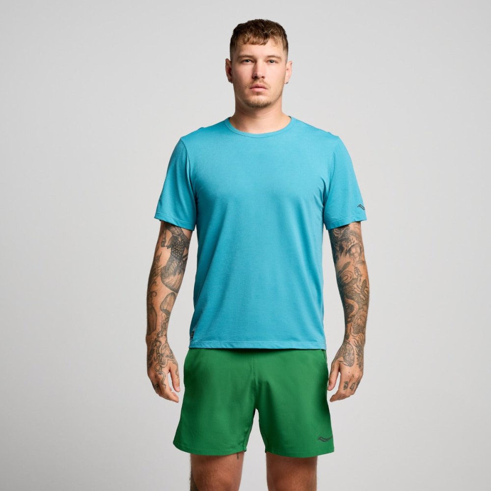 SAUCONY - STOPWATCH SHORT SLEEVE Men - Rev Online
