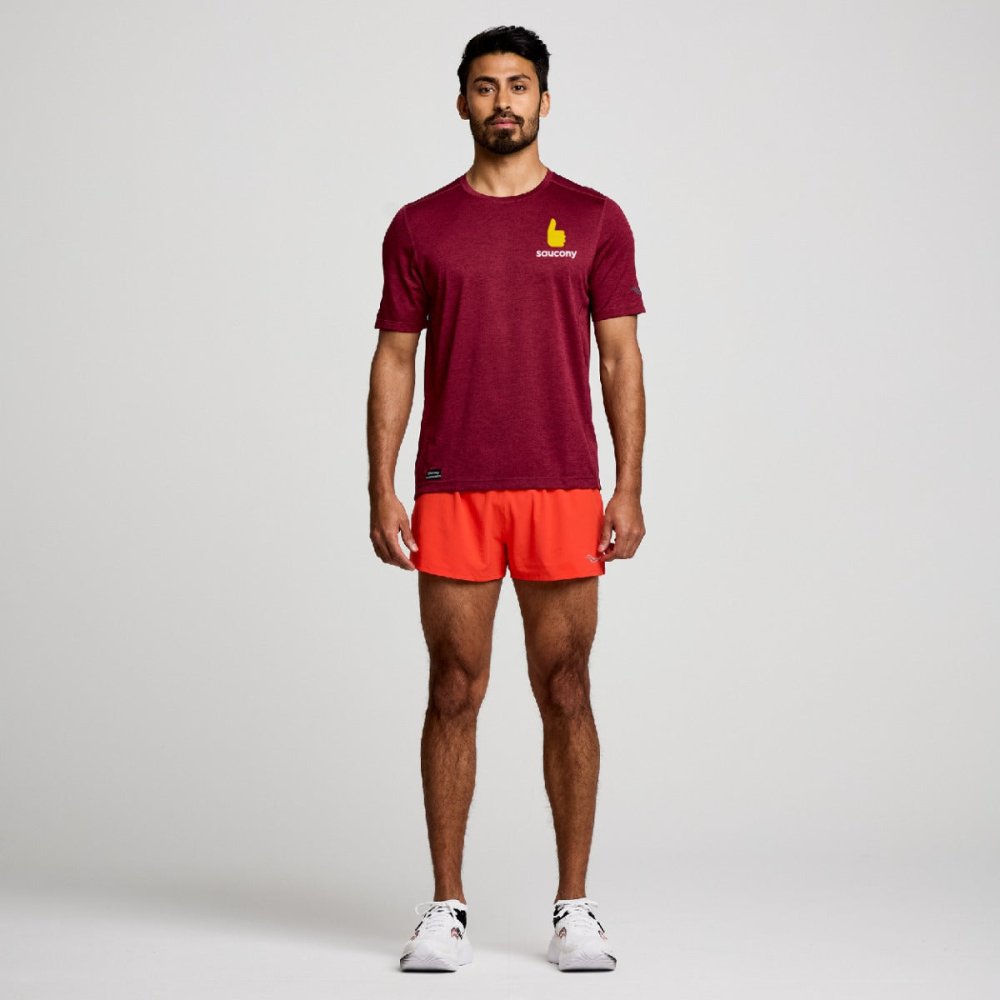 SAUCONY - STOPWATCH SHORT SLEEVE Men - Rev Online