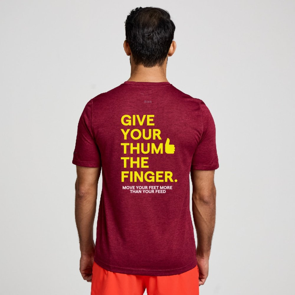 SAUCONY - STOPWATCH SHORT SLEEVE Men - Rev Online